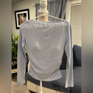 OGL Long Sleeve Top with Built-In Bra, size medium, never worn, no tags
